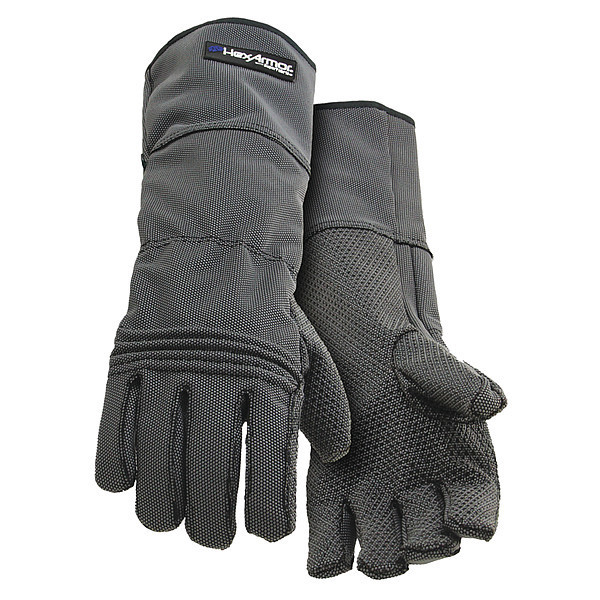 Hexarmor Cut Resistant Gloves, A9 Cut Level, Uncoated, L, 1 PR 400R6E-L (9)