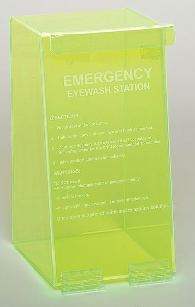 Zoro Select Eyewash Station in Fluorescent Green 3PVL7