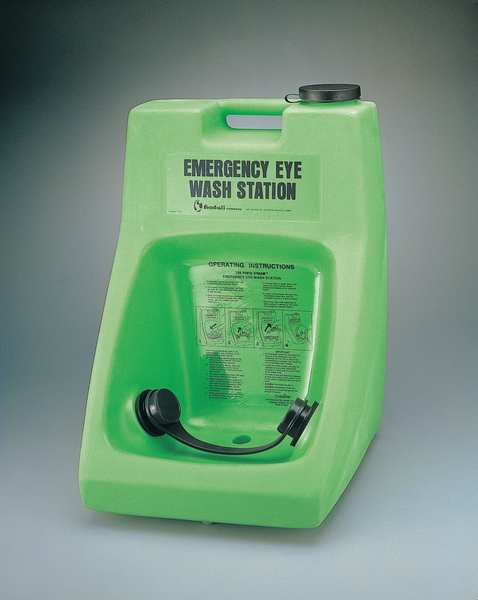 Honeywell Fendall Porta Stream® I; Eyesaline Eyewash Station in Green 32-000100-0000