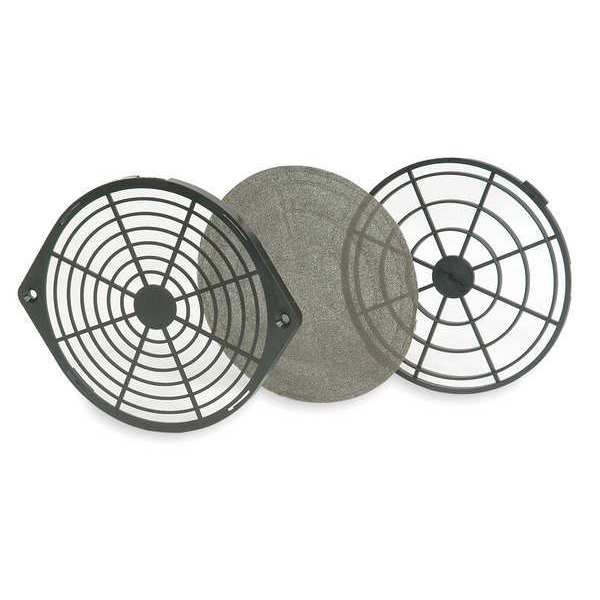 Dayton Fan Filt Guard Assembly, Fan Size 6-3/4In 3RP16