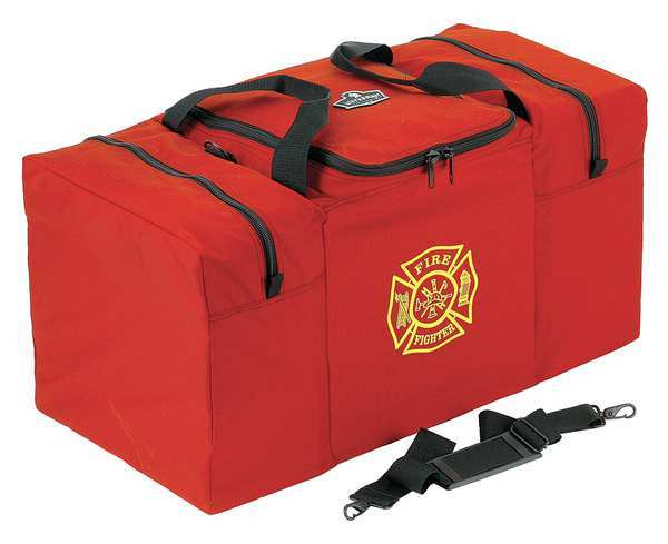 Ergodyne Step-In Combination Gear Bag, Red, 1000D Nylon, Double Coated, 2 Pockets GB5060