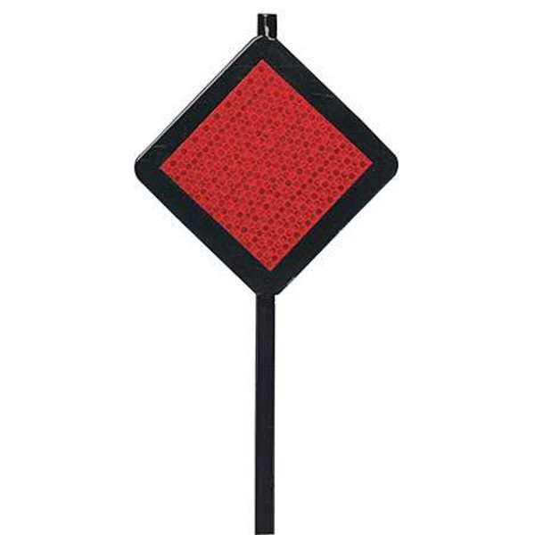 Zoro Select Reflective Driveway Marker, Red, 48 In H 711