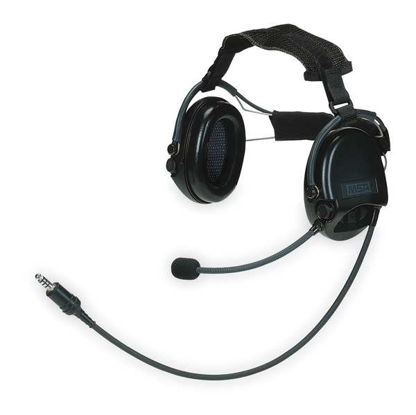 Msa Safety Over-the-Head Communication Headset, 19 dB, Supreme Pro, Black 10079967