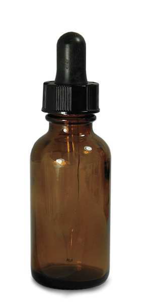 Qorpak Dropper Bottle, 120mL/4oz, Glass, Ambr, PK24 GLC-05727