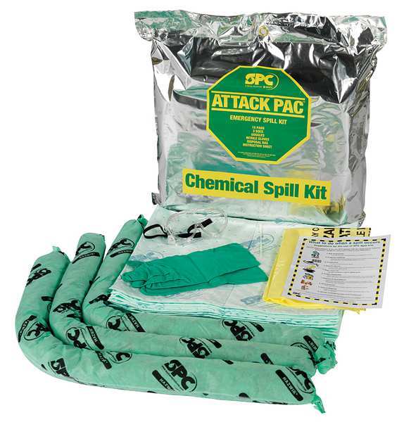 Brady Portable Spill Control Kits - Chemical Application SKH-ATKGRNG