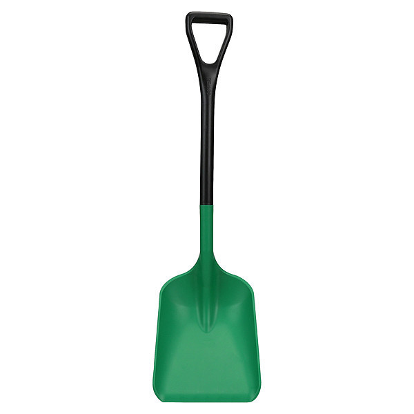 Remco #3 Not Applicable Industrial Square Point Shovel, Plastic Blade, 25 in L Black Polypropylene Handle 6892SS