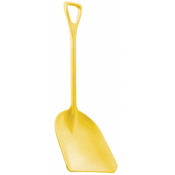 Remco Not Applicable Hygienic Square Point Shovel, Polypropylene Blade, 28 in L Yellow 69826