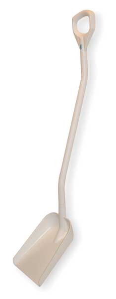 Remco Not Applicable Ergonomic Square Point Shovel, Polypropylene Blade, 50 in L White 56115