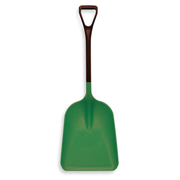 Remco #4 Not Applicable Industrial Square Point Shovel, Plastic Blade, 23 in L Black Polypropylene Handle 6900SS
