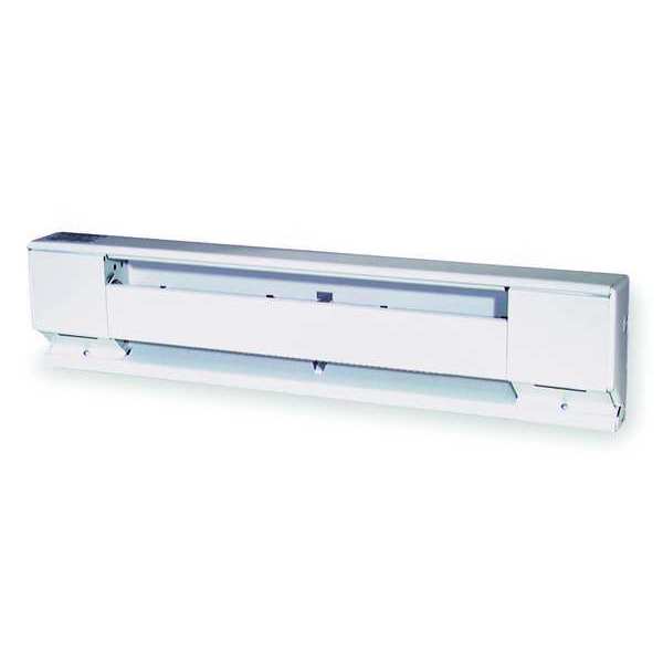 Dayton 60" Electric Baseboard Heater, White, 1250W, 120V 3UG79
