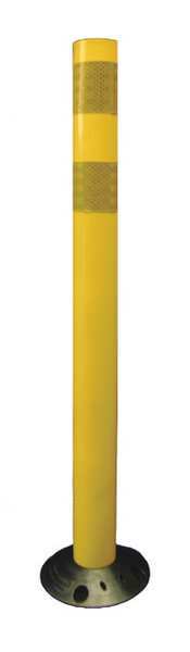 Zoro Select Delineator Post, Height 28 In, Yellow 04-728Y