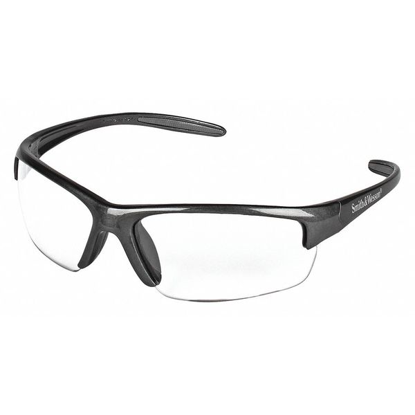 Smith & Wesson Safety Glasses, Wraparound Clear Polycarbonate Lens ...