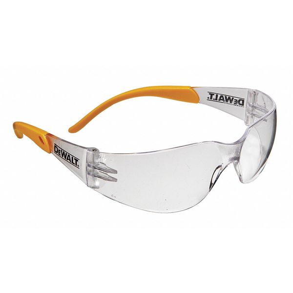 Dewalt Safety Glasses Wraparound Yellowclear Af Polycarbonate Lens Anti Fog Scratch
