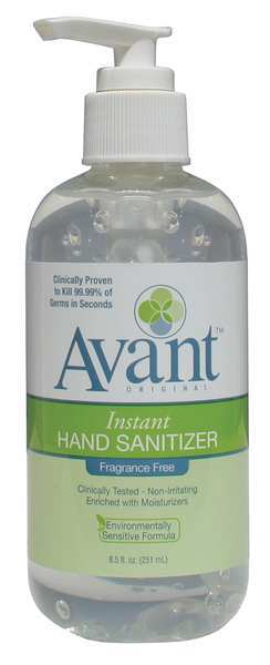Avant Hand Sanitizer, Size 8.5 oz., PK24 12089-8.5-FF