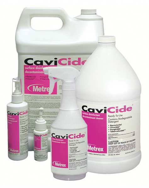 Cavicide Cleaner and Disinfectant, 1 gal. Bottle, Unscented 01CD078128