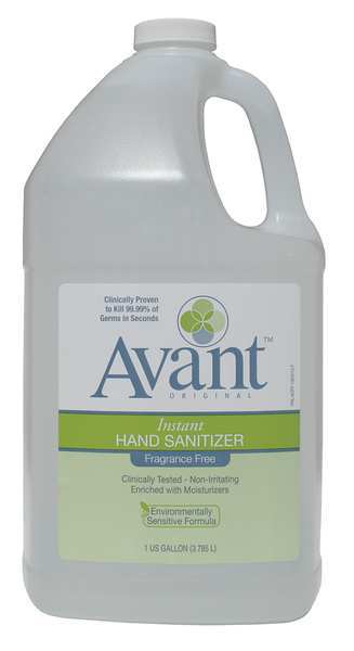 Avant Hand Sanitizer, Bottle, Size 1 gal. 12089-128-FF