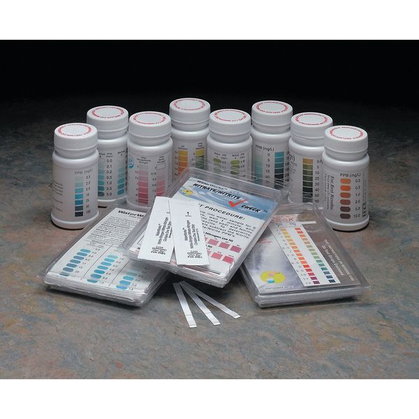 Industrial Test Systems Test Strips, Total Chlorine, 0-10ppm, PK30 481110