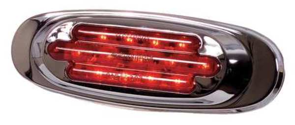 Maxxima Clearance Light, LED, Rd, Surf, Oval, 6-5/8 L M72270R