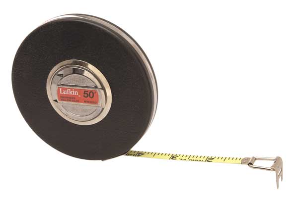 Crescent Lufkin 3/8" x 50' Banner® Engineer's Yellow Clad Tape Measure HW223D