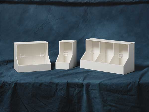 Ak Storage Bin, Polyvinyl Chloride, 12 in W, 9 1/4 in H, 7-1/2 in L, White 50160