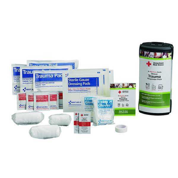 First Aid Only Bulk Trauma Responder Pack, Plastic RC-645