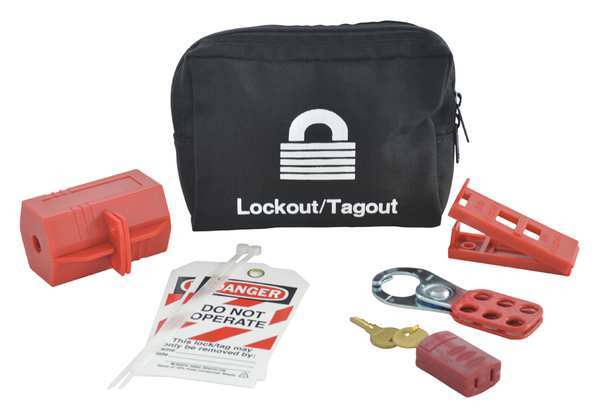 Brady PortableLockoutKit, Fill, Electrical, Pouch 95548