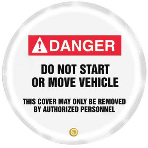 Accuform Danger Sign, 20 in H, 20 in W, Vinyl, English, KDD726 KDD726