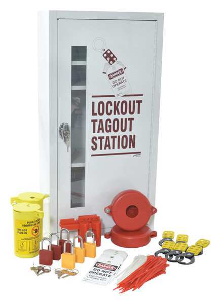 Brady Lockout Station, Elctrcl/Vlve, Keyed Alike LC517E