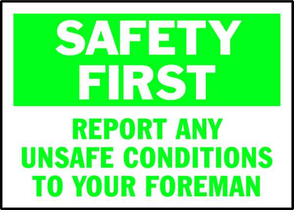 Brady Safety Label, Information, 3-1/2 In. H, PK5, 86303 86303