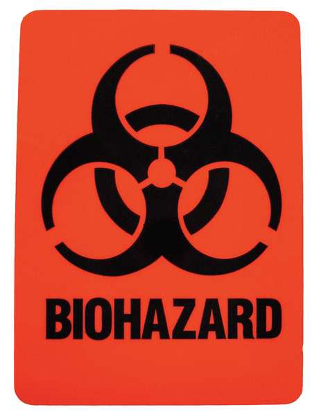 Brady Hazardous Waste Label, 2-7/8 In. H, PK25 18765LS