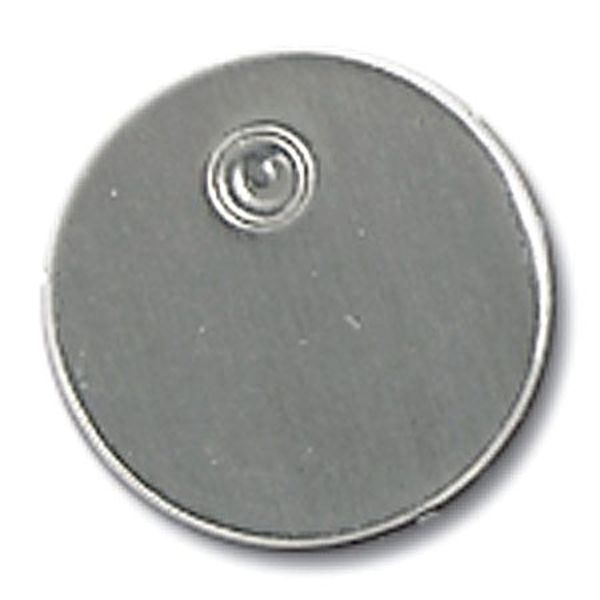 See All Industries Blank Tag, 1-1/2 x 1-1/2 In, Silver, PK25 TAG-1.5