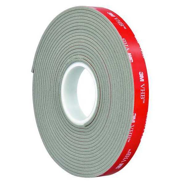 3M 3M 4991 VHB Tape 2" x 5yd, Gray, 90 mil 4991