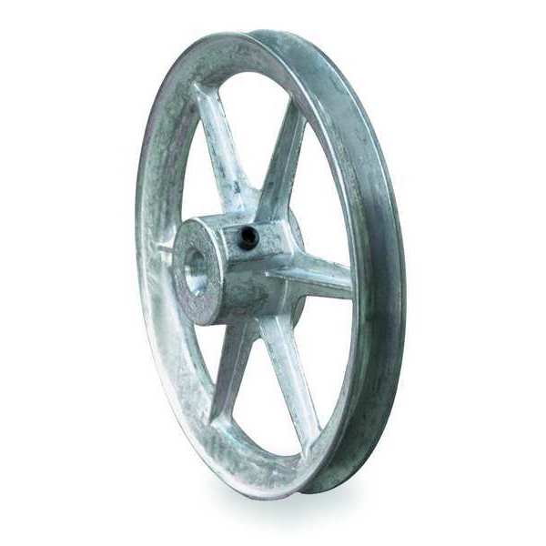Congress 5/8 in Fixed Bore 1 Groove Standard V-Belt Pulley 7 in OD CA0700X062KW