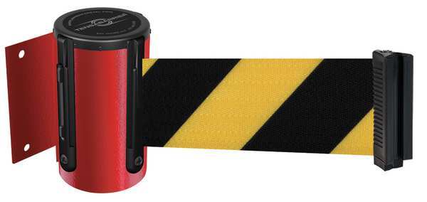 Tensabarrier Belt Barrier, Red, Belt Yellow/Black 896-STD-21-STD-NO-D4X-C