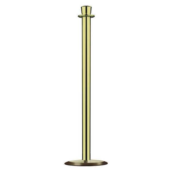 Lawrence Metal Urn Top Rope Post, Satin Brass 310U-2S-NOT