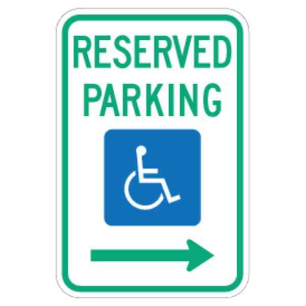 Lyle Reserved Parking Parking Sign, 18" x 12, FD01R FD01R