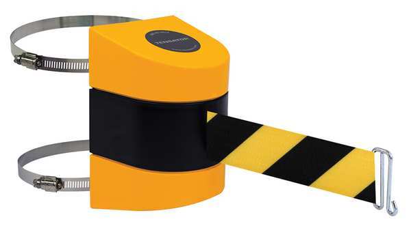 Tensabarrier Belt Barrier, Yellow, Belt Yellow/Black 897-15-C-35-NO-D4X-A