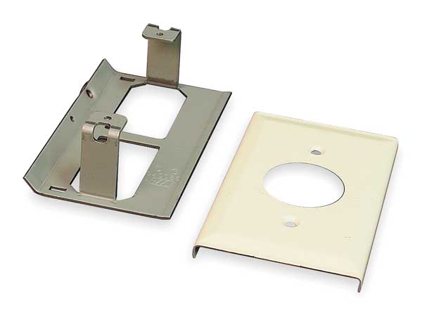 Legrand Single Receptacle Cover, Ivory V3027AE