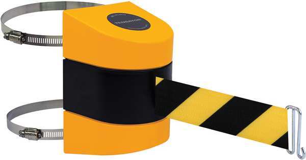 Tensabarrier Belt Barrier, Yellow, Belt Yellow/Black 897-24-C-35-NO-D4X-A