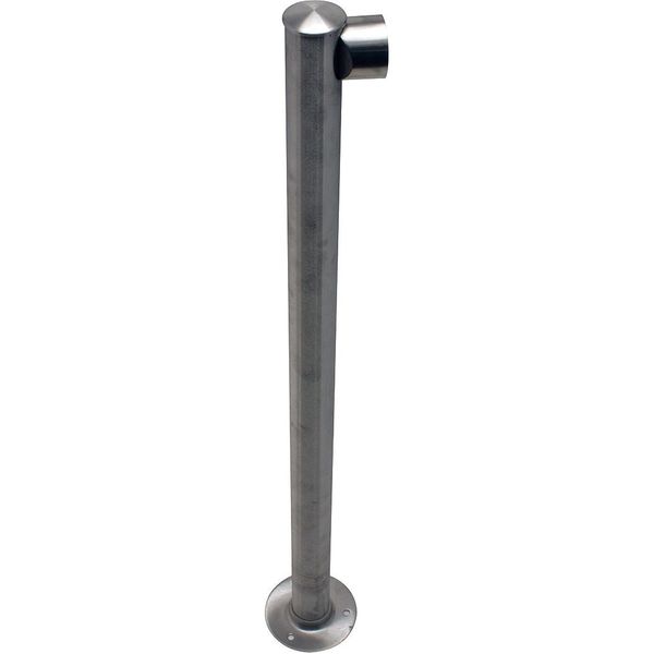 Tensabarrier Adapta-Rail, End Post, Satin Stainless ADAPTARAIL-1L-5-36-END-3S