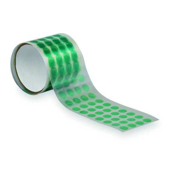 Tapecase Masking Tape, Green, 1/2 In. Dia., PK250 15C637