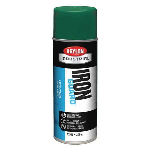 Krylon Industrial Spray Paint, Island Green, High Gloss, 12 oz K07906000
