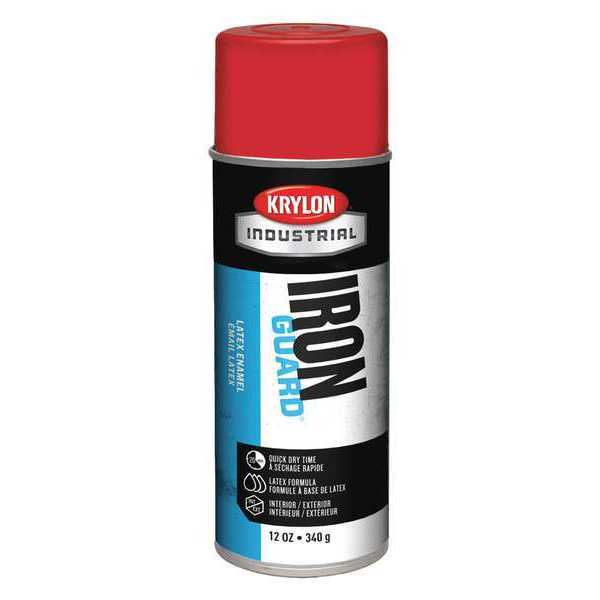 Krylon Industrial Spray Paint, OSHA Red, High Gloss, 12 oz. K07902000