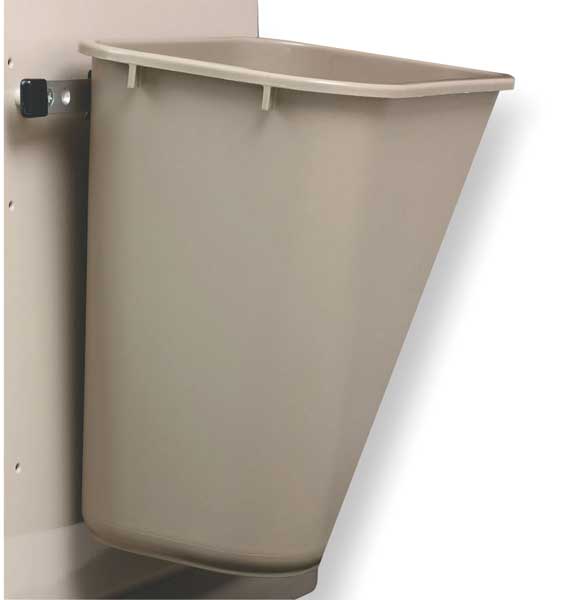 Metro Waste Container, 20 qt., Taupe MBA221
