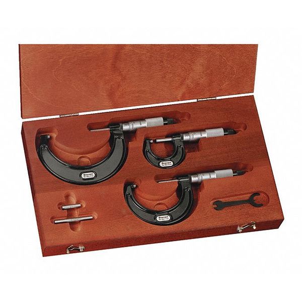 Starrett Micrometer Set Outside S436.1AXRLZ