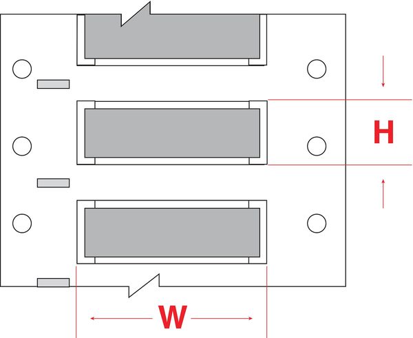 Brady Write On Gray Wire Marker Sleeves, PermaSleeve(R) Polyolefin, PS-500-2-GY PS-500-2-GY