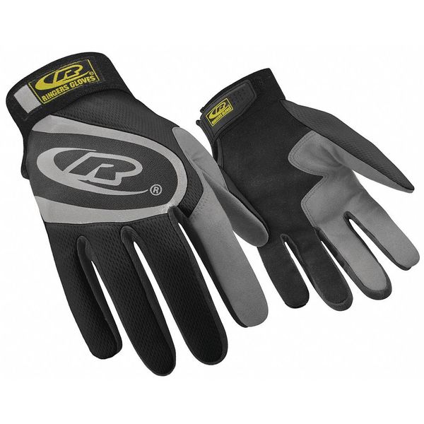 Ringers Gloves Mechanics Gloves, 2XS ( 6 ), Black, Mesh Spandex 133-06
