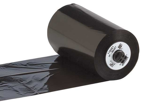 Brady Ribbon, 4-21/64" W, 984 ft. L, Black IP-R6407