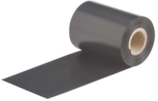 Brady Thermal Transfer Printer Ribbon, 3-17/64" W, 984 ft. L, Black R6202