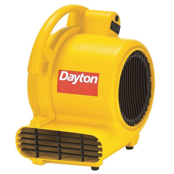 Dayton Carpet/Floor Dryer, 120V, 1000 cfm, Yellow 30EK66